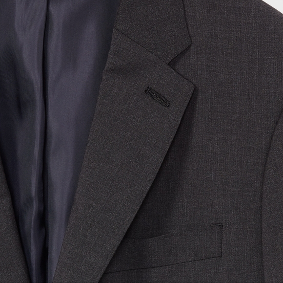 NWT Club Monaco Dark Charcoal Stretch Wool Grant Fit Blazer 44R - Picture 4 of 4